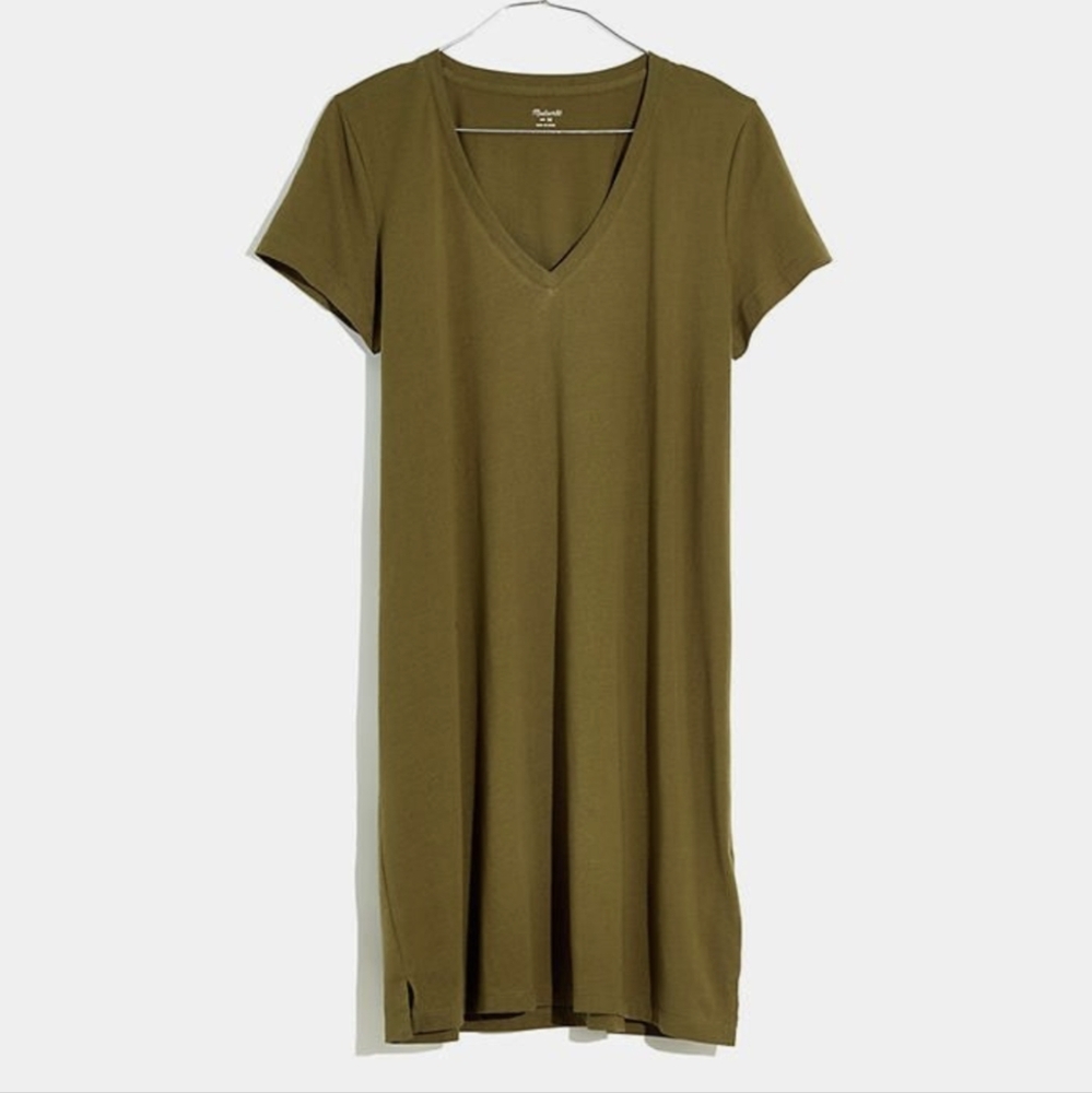Madewell Northside V-neck Tee Dress